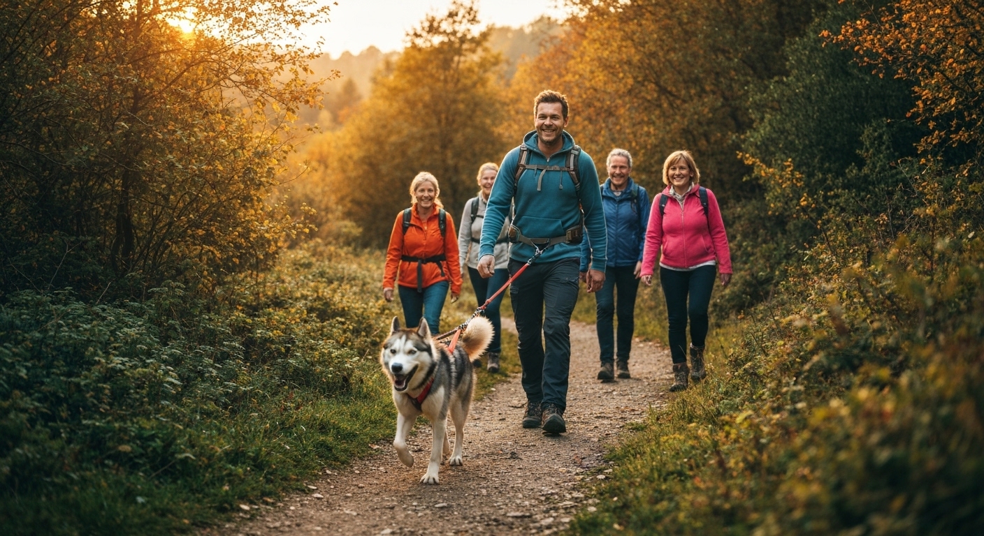 Cani-randonnée entre célibataires : l'aventure avec un chien de traîneau