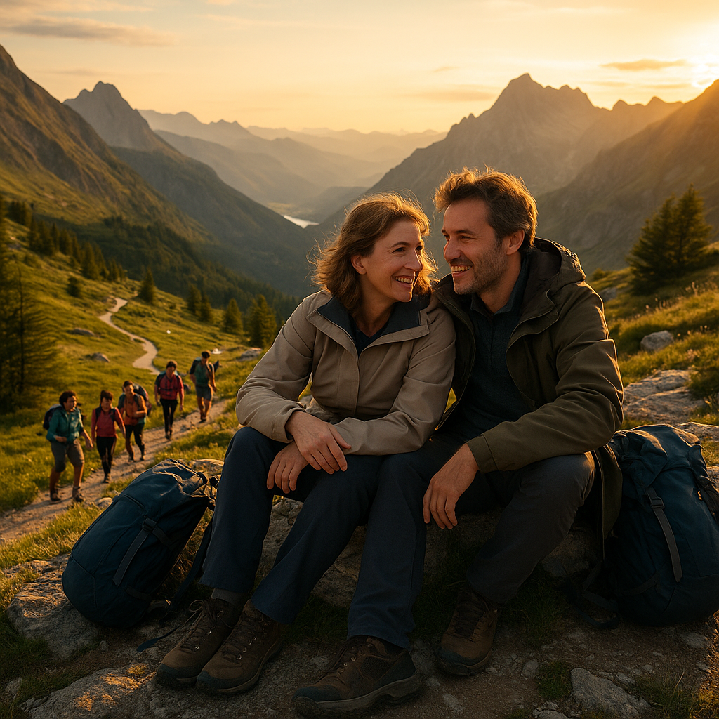 Couples formés en randonnée : histoires inspirantes pour célibataires