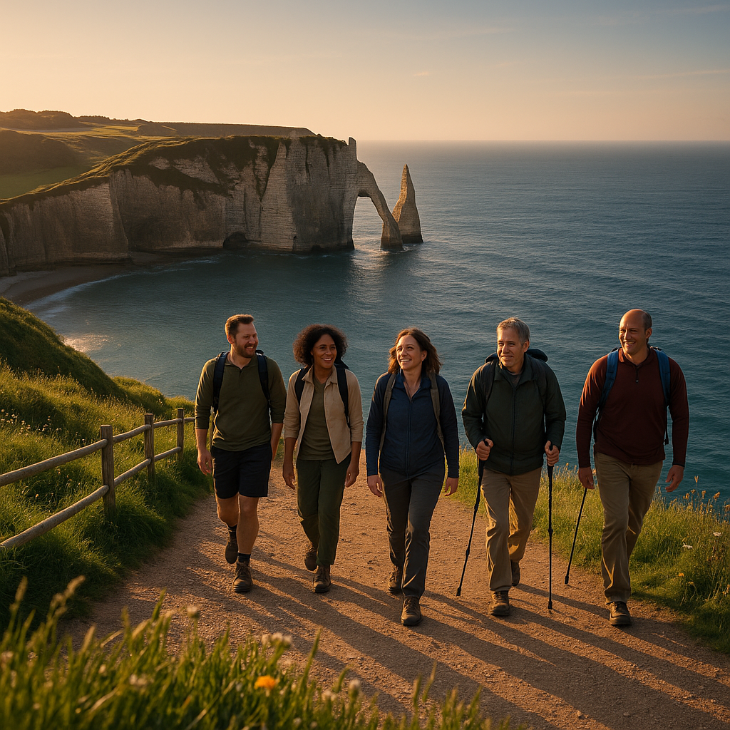 Randonnée célibataire en Normandie : falaises, bocage et rencontres