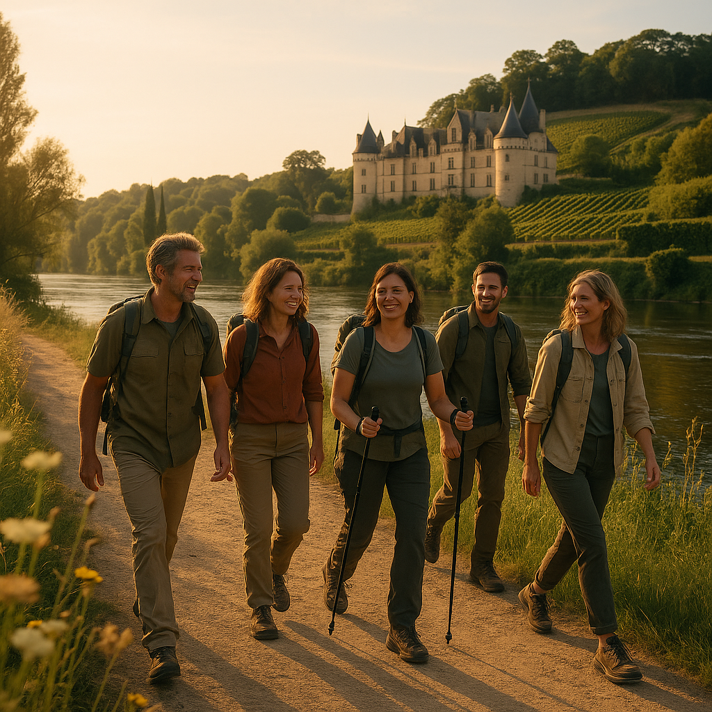 Randonnée célibataire en Pays de la Loire : châteaux et vignobles