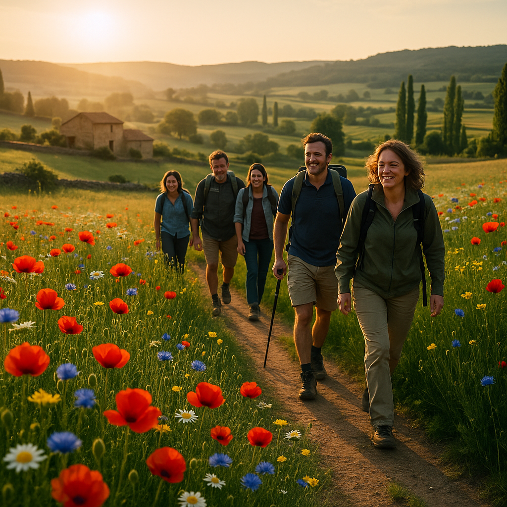 Randonnée entre célibataires au printemps : les plus beaux sentiers fleuris